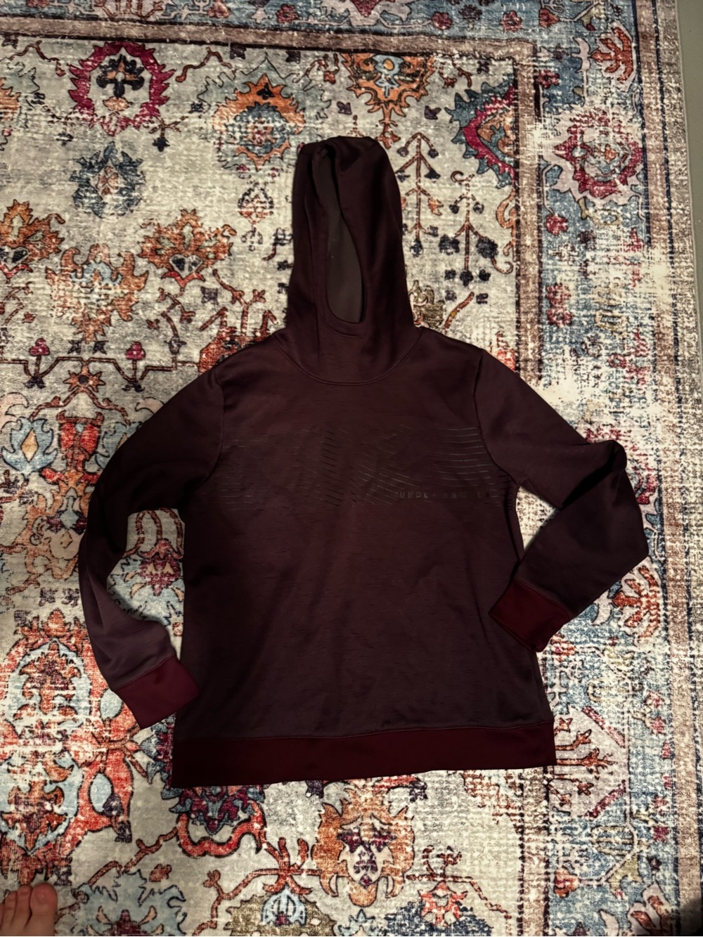 Under Armour women’s Maroon Hooded sweatshirt Classic Pullover